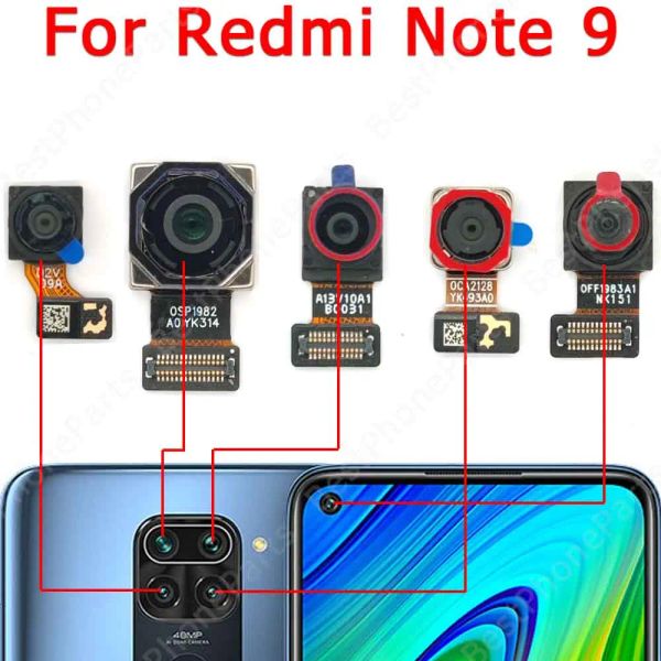 Кабели для Xiaomi Redmi Note 9 селфи лобные виды задней задней передней задней стороной ремонт