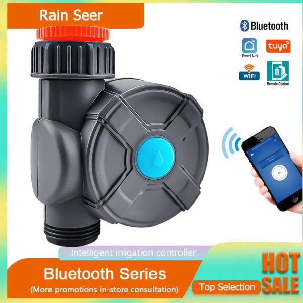 Controlla Rain Seer Smart Life Nuovo Bluetooth Garden Home Irrigation Timer WiFi Timer Water Timer Telefono telecomando
