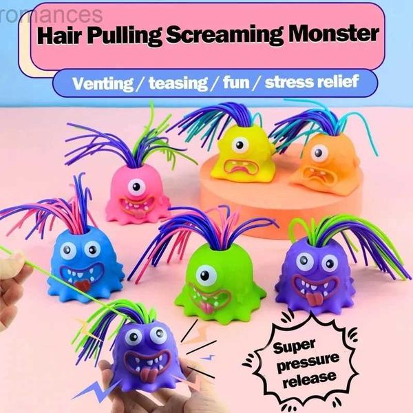 Dekompression Spielzeug neue Neuheit Lustige Haare ziehen werden kleine Monster Kinder dekomprimieren Spielzeug Weihnachten Kreatives Spaß pädagogisches Spielzeug D240424