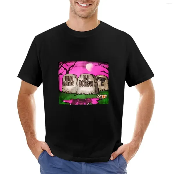 Herren Polos DJ Schraube Rip T-Shirt süße Tops Hippie Kleidung Kawaii Herren hohe T-Shirts