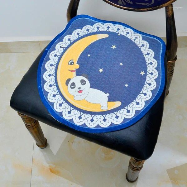 Pillow Cartoon Style Home Dining Chair Flannel Anti Skid Seat Tapete High Elastic Sponge Special Special