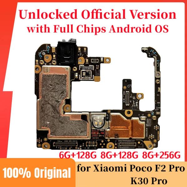 Antenna Good Working Original Sbloccato per Xiaomi Poco F2 Pro Motherboard 128GB 256 GB con sistema logico installato con chip Full Chip Android