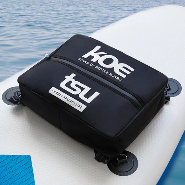 Oxford Kayak Paddle Board Deck Bag versiegelte Zipper tragbare Stand -up -Lagerung mit Befestigungsschnallenzubehör 240418