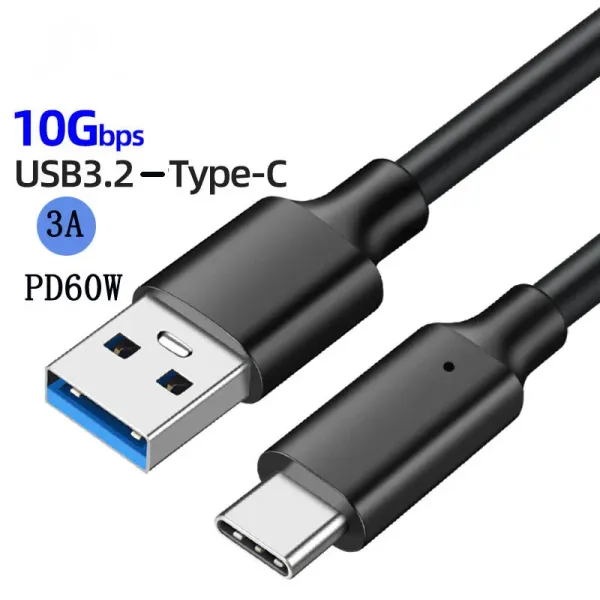 Acessórios USB3.2 Cabo tipo C 10Gbps USB a TypeC 3.2 Gen2 Cable Data Transferência