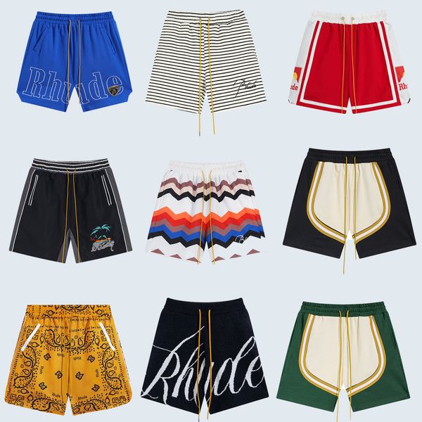 Rhude Shorts Designer Shorts Hochqualität Stickerei Bastel Schwimmviertel Hosen Sport Jogging Fitness Männer Designer Frauen Shorts kostenlos Versandmänner Herren Männer