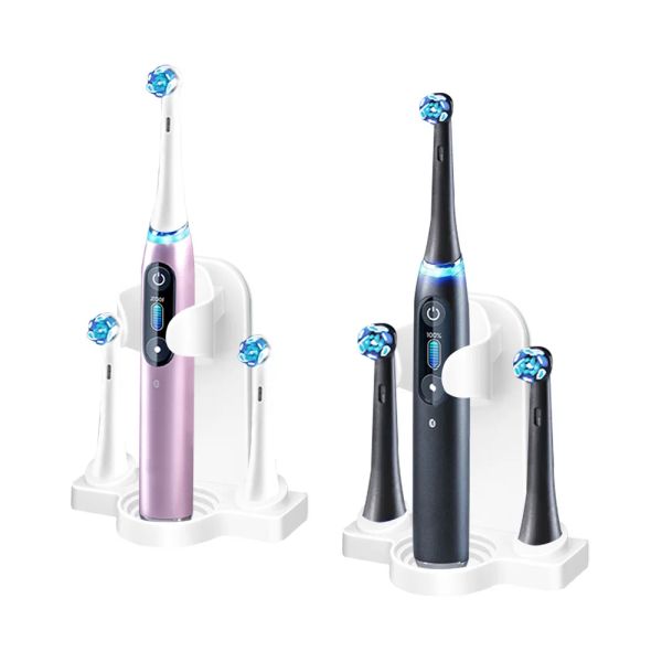 Köpfe 1 PC -Kleber Elektrische Zahnbürstenhalterhalter Wandmontierte Zahnbürste Köpfe Rack Organizer für orale B für Badezimmer Küche