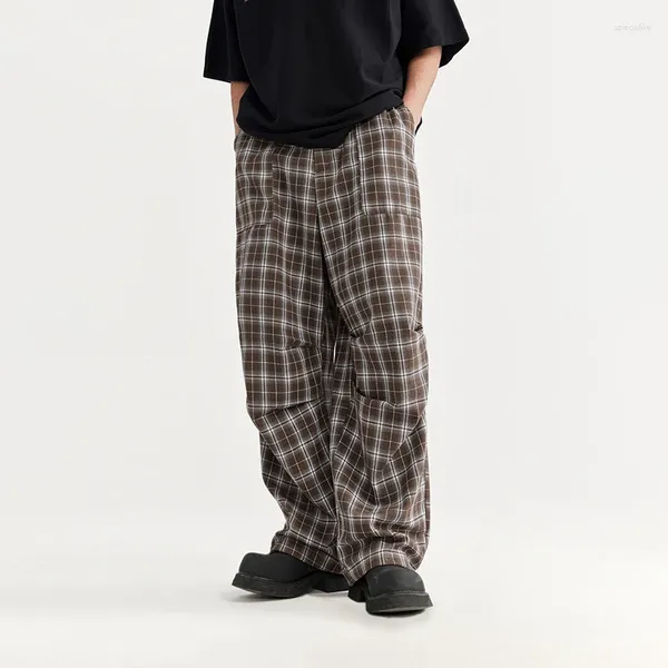 Pantaloni da uomo uomini uomini bianchi neri hip hop pantaloni couliani estivi paracadute gamba larga casual sciolta