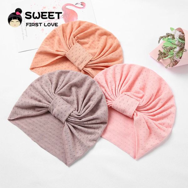 Accessori 15 colori Turbano per bambini Turban per bambini Girl Soft Elastic Knod Waps Churn Autunno Autunno Autunno Capsini per bambini Accessori per capelli