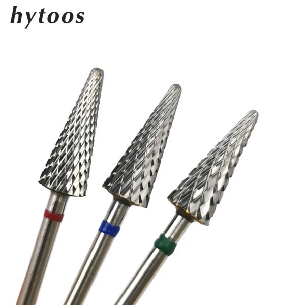 Bits hytoos cone forma de unha broca bit carboneta 3/32 