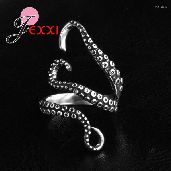 Кластерные кольца Cool Octopus Feet Design Ring Женщины женские ювелирные украшения для мужчин специальные аксессуары для вечеринок Оптовая цена