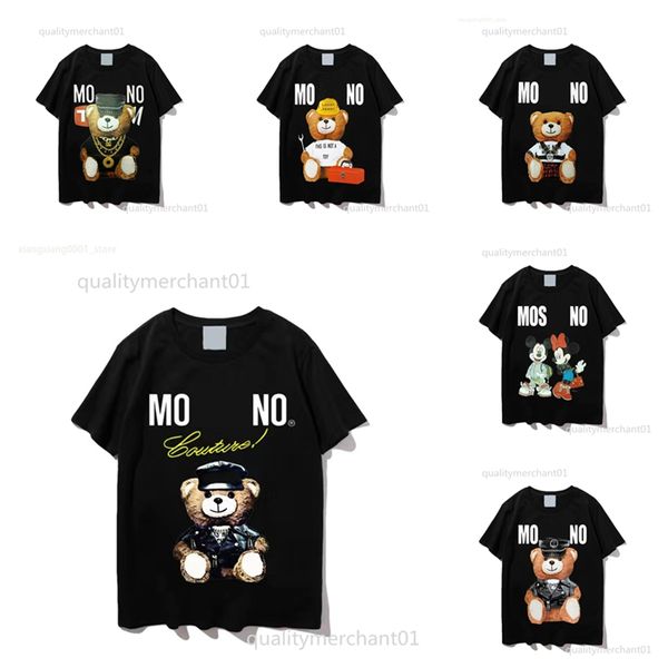 Herrendesigner Bear T Shirt Wonans Kleidung Sommer T -Shirt Tops atmungsaktives Sporthemd Goth Goth Pure Baumwollmuster Paar Render Haikyuu Polo coole T -Shirts Marke T -Shirts