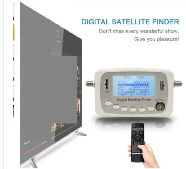 Finder Digital Finder SF500 Digital Satellite Segnal Misuratore Sat Dish Finder con DVBS DVBS2