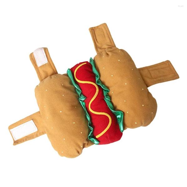 Abbigliamento per cani Costume da pet costume adorabili costumi di abbigliamento abiti mediocri decorativi Cat Christmas Prop Dachshund Hamburger