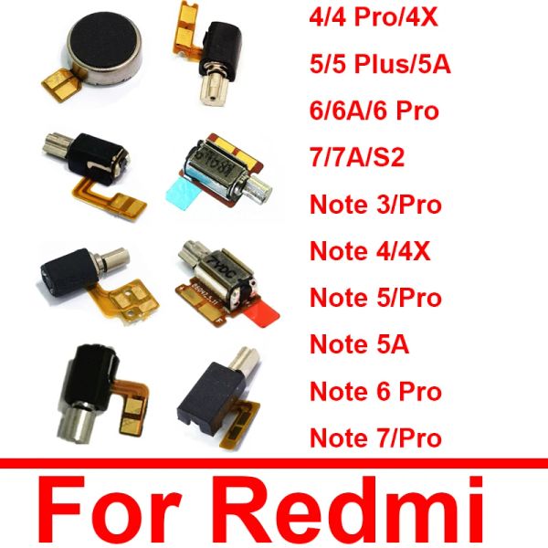 Cabos novos cabos flexíveis de vibrador para Xiaomi Redmi Nota 7 6 5 4 4x 3 Módulo de vibração Pro para Redmi 7 7a 5a 5 mais 4 4x Pro S2 Y2