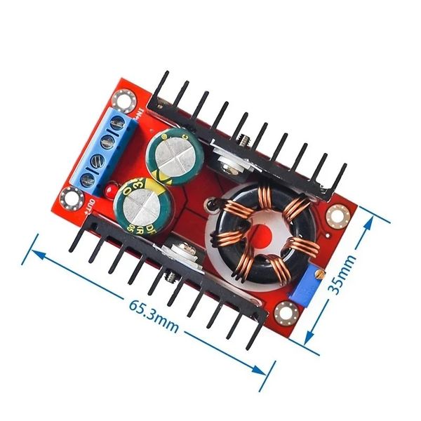 Conversor de aumento de 150w 300W Down Buck Converter DC-DC 5-40V a 1.2-35V Módulo de energia XL4016 Carregador de tensão de passo