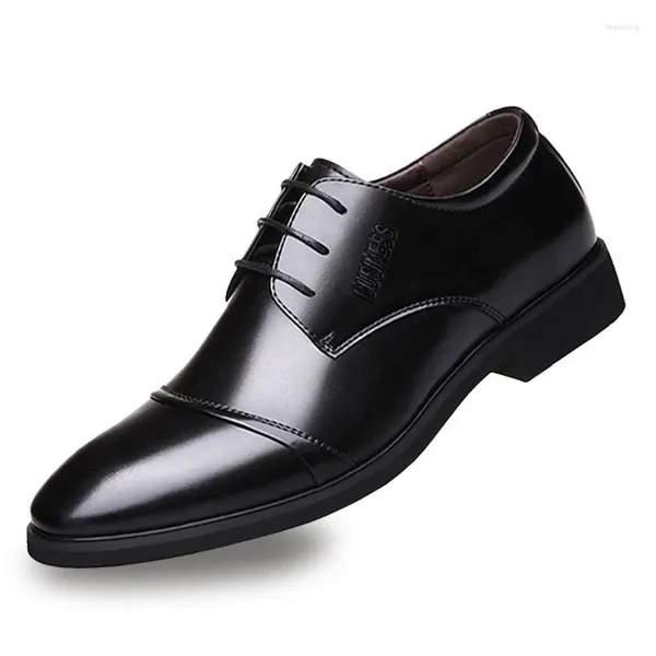 Casual Shoes Business Luxus Oxford Männer atmungsaktiven Leder Gummi formelle Kleid männliche Bürofeier Hochzeit Mocassins
