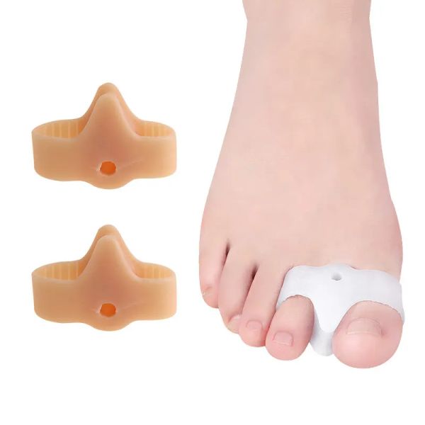 Trattamento 2pcs = 1PAIR SILICONE SPATTURATORE SPATTURATORE BUNION BUNION HALLUX VALGUS COLLEZIONE PLUBBE COLLEZIONE CORREZIONE STRUMATO