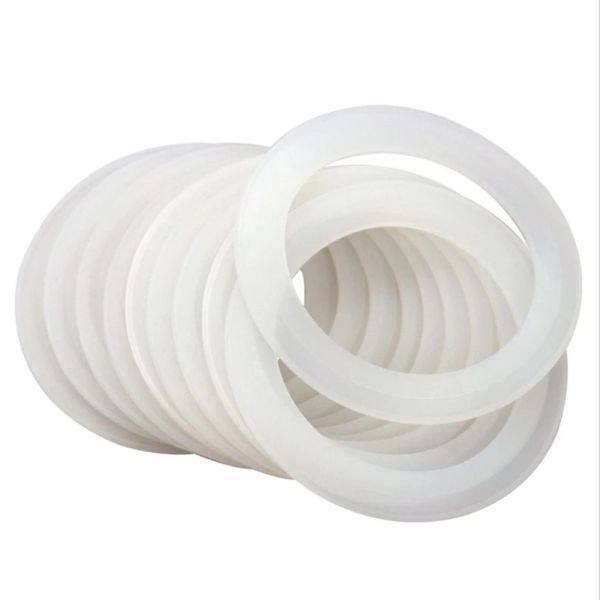 Scatole 1/5/10pcs Silicon Airtight Sealing Gasket per coperchi per barattolo Mason Cappo di stoccaggio Dec889