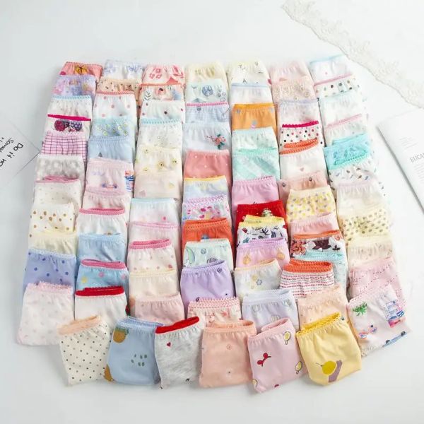 Hemden 12pc/Los Mädchen Unterwäsche Kinder Panties Shorts Kinder zu unterdügen 212 Jahre