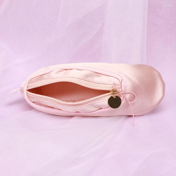 Ballet Shoe Ballet Boke personalizzati Borsa di trucco Organizzatore cosmetico Pink Morft Storage Creative per ballerini e amanti