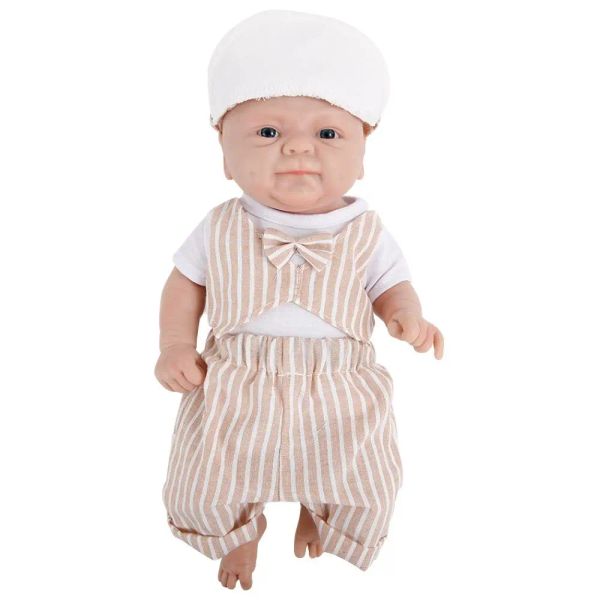 Bonecas ivita wb1512ct 36 cm de corpo de silicone de corpo inteiro Reborn Boy Baby Doll com (