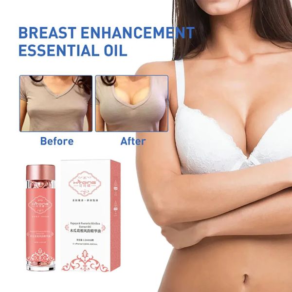 Aumentador de mama aumentamento de peito essencial aprimoramento do peito Bust Plump Up Grower Groarging Oil Boobs Maior Firmagem de elevador de peito Aumentar