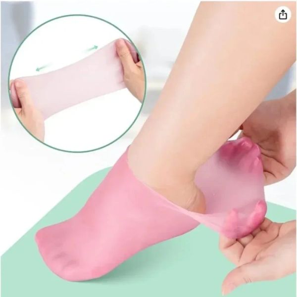Инструмент 2pcs Силиконовые антистингии Увлажняющие гелевые носки по уходу за носками.