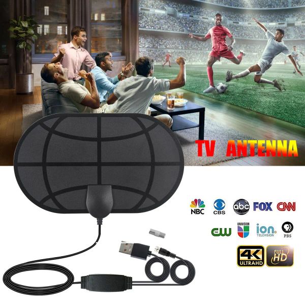 Receptores HDTV Antena Capacidade multidirecional Mini HD TV Digital TV Antena DVBT2