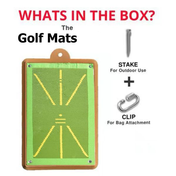 AIDS Golf Training Mat per swing che colpisce la direzione di battuta Mark Trace Pad Function Posture Training Mat per esterno per interni