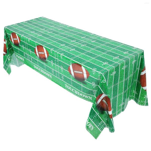 Tabela de mesa Rugby Party Tonela Decorações de futebol Bolas de futebol Toelas de mesa Toelas de mesa Decorativa Estilo americano