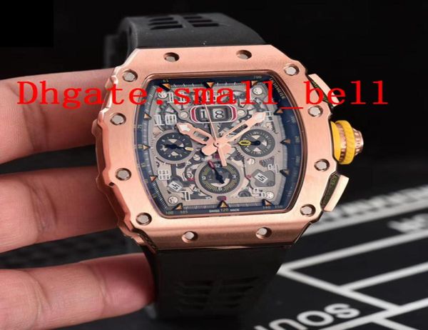 Factory Direct s di nuovi prodotti Men039s Orologi in acciaio inossidabile in oro rosa importato MEN039 meccanici importati 43 mm 16401803