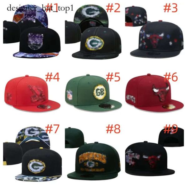 Дизайнерские шляпы Snapbacks Шляпы логотип вышивка футбол Baskball All Teams Letter Clate Mesh Flex Beanies Flat Hat Hip Hop Sport Hockey Snapback Cap 6904