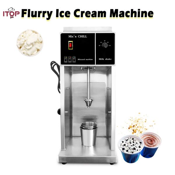 Yapımcılar Itop Hızlı Flurry Dondurma Blender Makinesi DIY Flurry Dondurma Karıştırıcı Makinesi Makine Milk Shake Mixer Makinesi 110220V