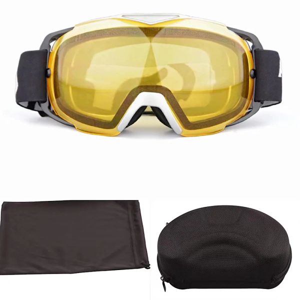 Eyewear New Night Vision Ski Schutzbrille Doppelschichten Antifog Ski Maske Gläsers Ski -Schnee Männer Frauen Snowboard -Set Drop Shipping Versand