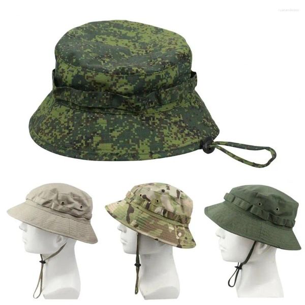 Berretti mimetizzaggio boonie uomini cappelli tattici cappelli da secchio tattico multicam panama berretto pesca trekking sole protettivo