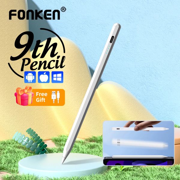 Raffreddamento Fonken Stylus universali per tablet touch screen penna per ipad samsung xiaomi disegno a matita cogneta touch lapiz tactil para tablet