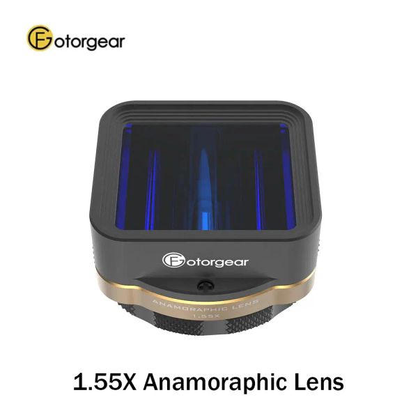 Filtri Fotorgear 1.55x Anamoraphic Lens Ture Cinematic Widescreen Rapporto per la fotografia cinematografica Photografia cinematografica Lence ad angolo largo