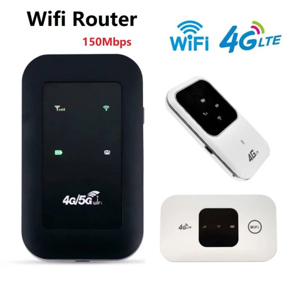 Router 4G/5G LTE WiFi Router 150MBPS 4G Telefono router wireless con slot SIM slot Pockem portatile MOFI MODEM Mobile WiFi Hotspot