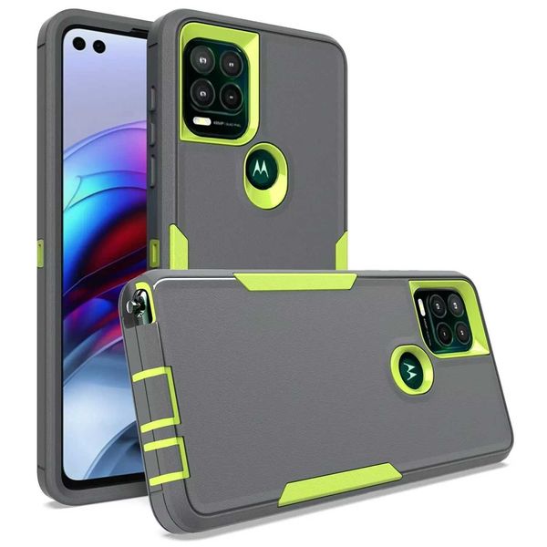 Casi di cellulare Caspetti resistenti shock resistenti alla polvere Rugged Defender Protective 2 in 1 Cover per paraurti per Motorola Moto G Stylus 5G 2021 Custodia per telefono 240423