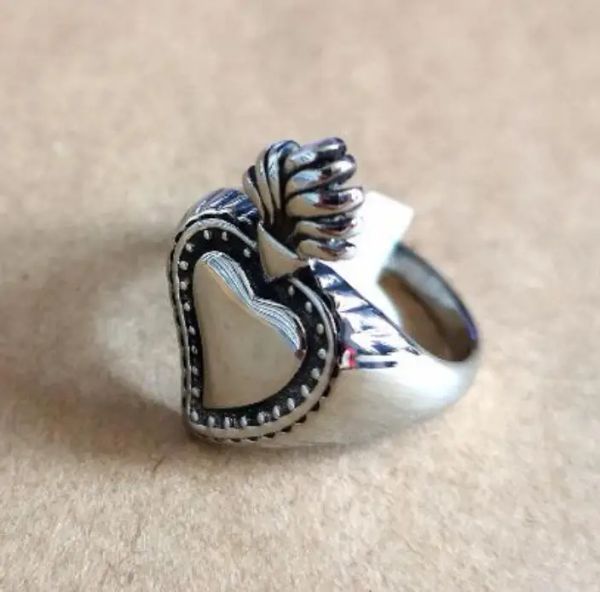 Bandas por atacado coroa anel de coração de aço inoxidável jóias de aço irlandês símbolo de símbolo de símbolo de bicicleta para mulheres meninas swr07731
