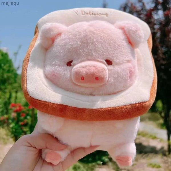 Bambole peluche kawaii anime lulu pane maiale giocattolo peluche animali imbalsamato di piggy toast bambola giocattoli di compleanno coppia di ragazze carini regalo 2404