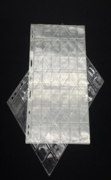 Serisesets PVC -Plastikmünzenhalter Ordner Seiten für die Aufbewahrung Hartgeld Geld Sammlung Mini Penny Bags 7000332