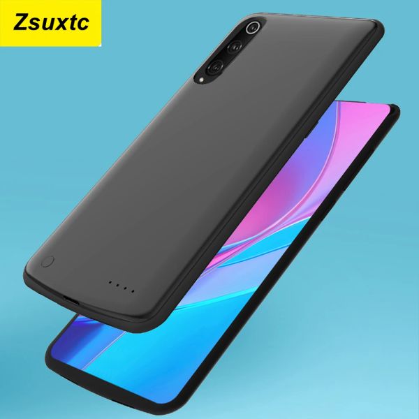 Deckt 6500 MAH für Xiaomi Mi 9 9 SE Battery Case Telefonständer MI9 Deckung Smart Power Bank für Xiaomi Mi 9 SE Ladegerät