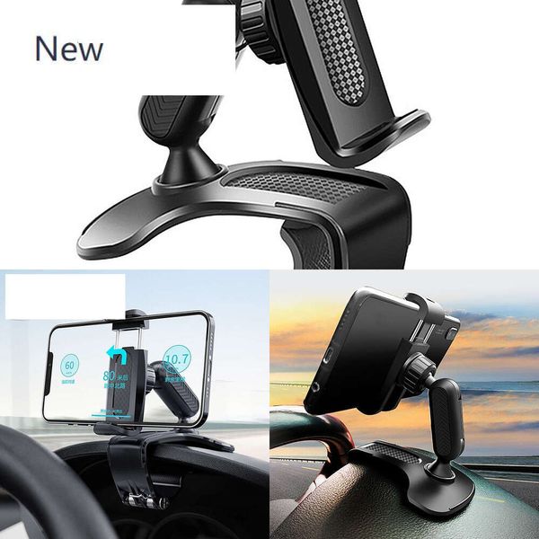 New Phone Dash Board Portable Titular Mount GPS Auto Clip Stand Stand Stand para Universal