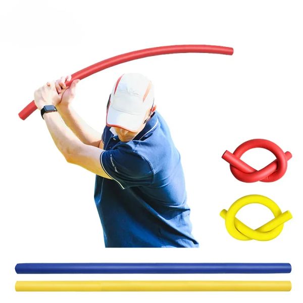 AIDS AIDS Golfe de golfe interno Multifuncional Swing Aid Golf Power Stick Swing Trainer Soft Baton Treinamento Power Whip Swing Stick Stick