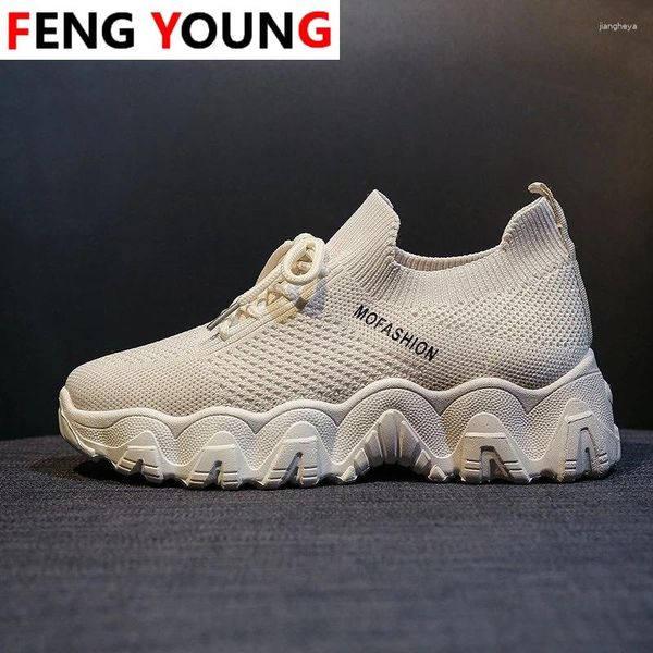 Дизайнеры Fitness Shoes Summer Sports Sports White Casual Tennis Fashion Sneakers Cracky Platform