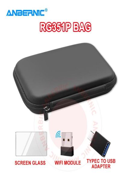 Anbernic RG351P BAG CASE SHELD Стеклянный запеченные экраны RG351P RG351 Handheld Console Game Accessy Player WiFi Module8073793