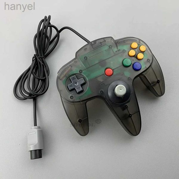 Controladores de jogo joysticks wired gamepad para controle de console para n64 clássico joystick para console de jogos retrô D240424