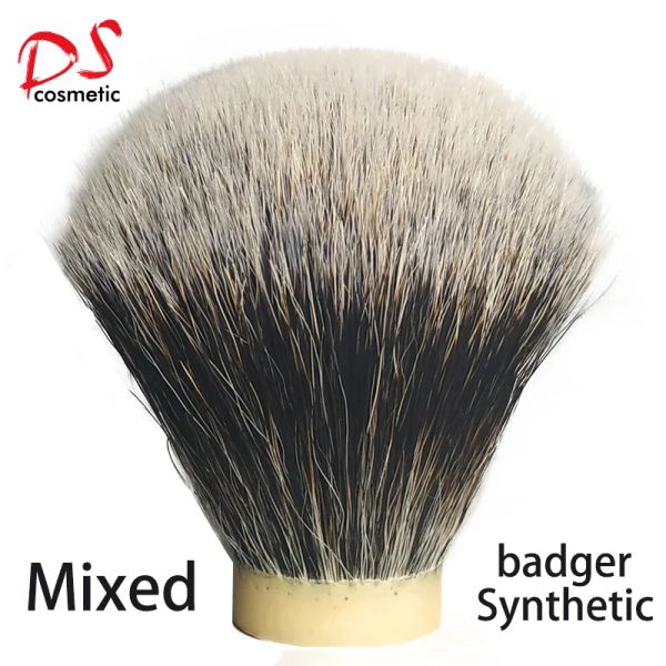 Pinsel DSCOSMETIC Two Band Badger Hair gemischtes synthetisches Haar Rasierpinsel Knoten für Rasurbürsten