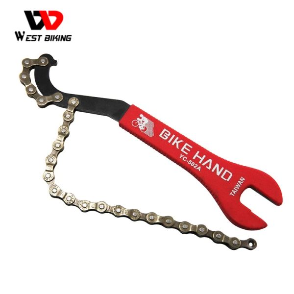 Tools West Bicking Bike Chain Abertura da chave Dividir Card Spinner Fly Desmontuned Foot Chave YC502A